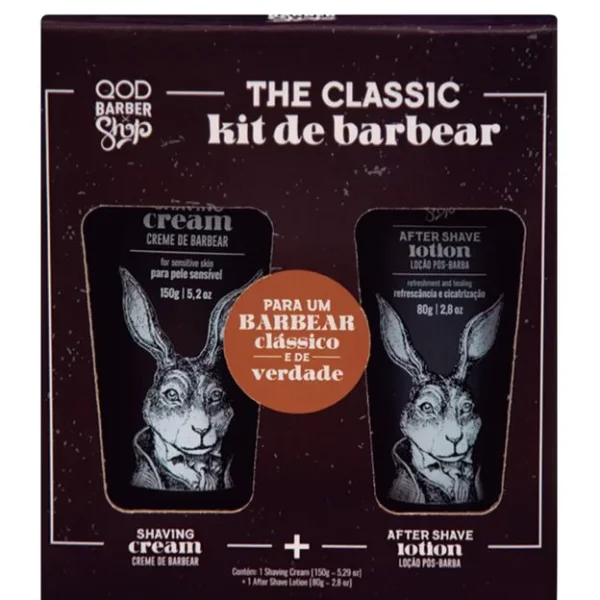 Alternative view of QOD Barber Shop Creme De Barbear + Loção Pós Barba KIT