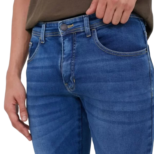 Calça Jeans Slim Azul
