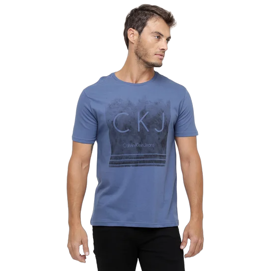 Camiseta Calvin Klein CKJ Azul