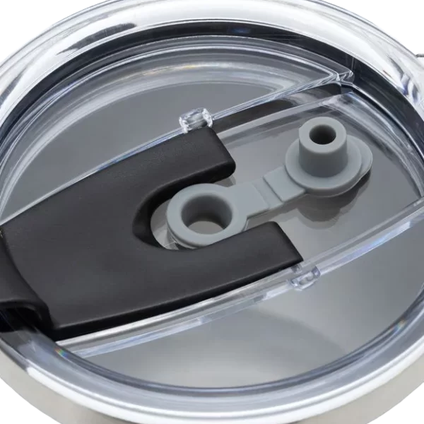 Alternative view of Copo Térmico Em Metal Com Tampa 550ml Preto